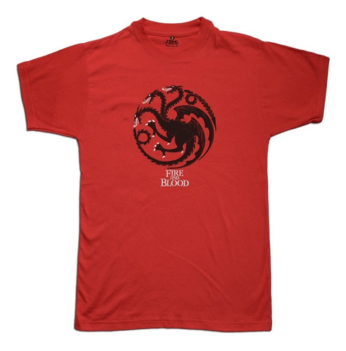 Remera Targaryen Game Of Thrones Fire And Blood Dragon Talle