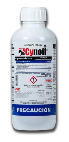 Cynoff Ce 1 L Control De Plagas Araña Cucaracha Pulgas