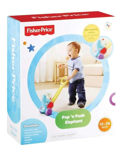 Caminador Fisher Price Elefante Camina Conmigo Y8651