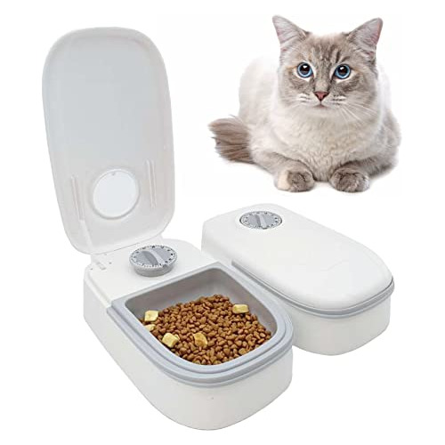 Alimentador Automático Digital Para Gatos Kathson, Alimenta