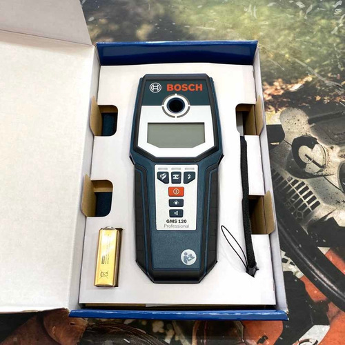 Detector De Materiales Bosch Gms 120 Madera Tensión Metales Color Azul