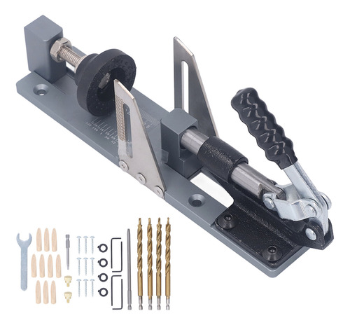 Kit Profesional Pocket Hole Jig, Totalmente Metálico Y Aleac