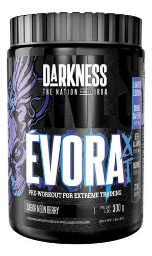 Evora XT Darkness Integralmedica – Pré-Treino Sabores Frutas Neon...