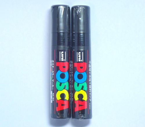 Uni Posca Paint Marker Pc-17k Negro, 2 Bolígrafos Por Japón)
