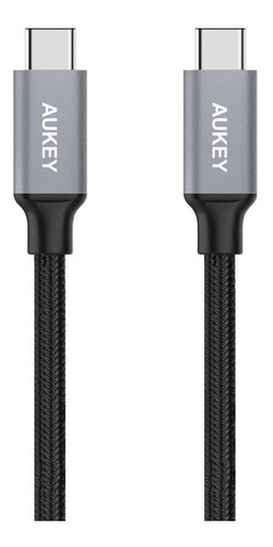 Cable Trenzado Usb Tipo C A Usb Tipo C 2.0 (1 Metro) Aukey