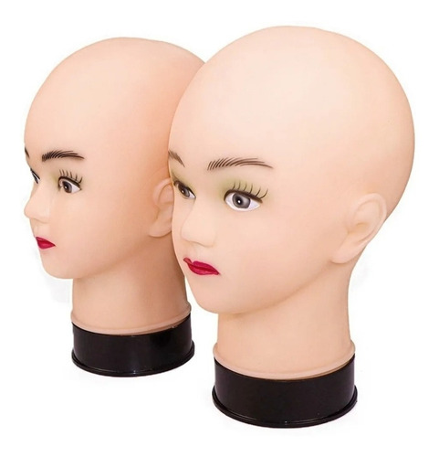 Imagen 5 de 5 de Cabeza De Maniquí Femenino Para Pelucas