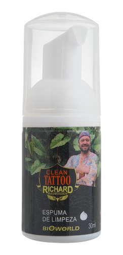 Imagem 1 de 2 de Espuma Limpeza Tattoo Hidratante Ácido Hialurônico 30ml
