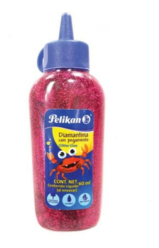 Pegamento Diamantina 60ml V/colores Pelikan Pack C/20 Pzas