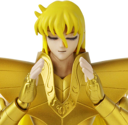 Caballeros Del Zodiaco Muñeco Figura Virgo Shaka Articulado