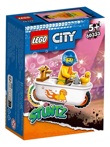 Bloques Para Armar Lego City Moto Acrobática Bañera 60333