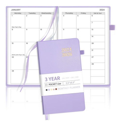 2024-2026 Monthly   Planner 3 Year Monthly   Calendar F...