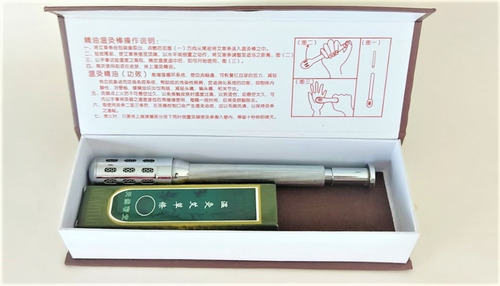 Rodillo De Moxibustion De Metal Con Estuche