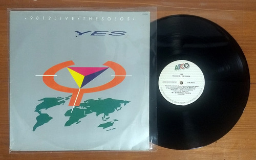 Yes 9012 Live The Solos 1985 Disco Lp Vinilo Brasil