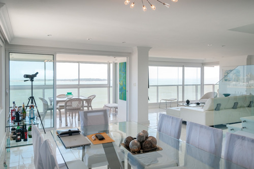 Imagen 1 de 29 de Penthouse En Playa Mansa En Alquiler (ref: Lij-5590)