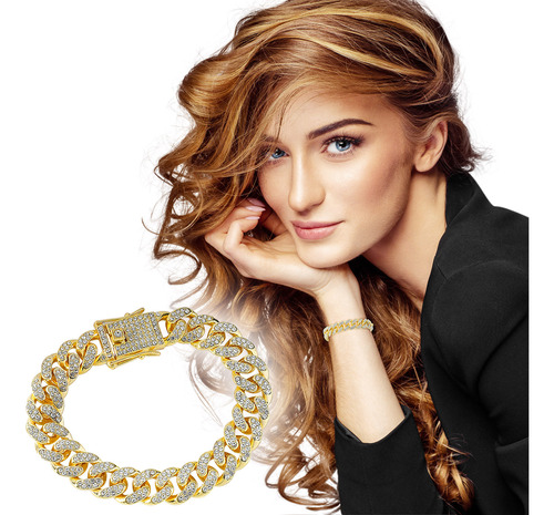 Una Pulsera De Diamantes Y Diamantes Para Mujer Y Accesorios