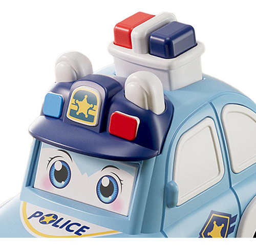 Press And Go-juguetes Educativos Para Coche De Policía