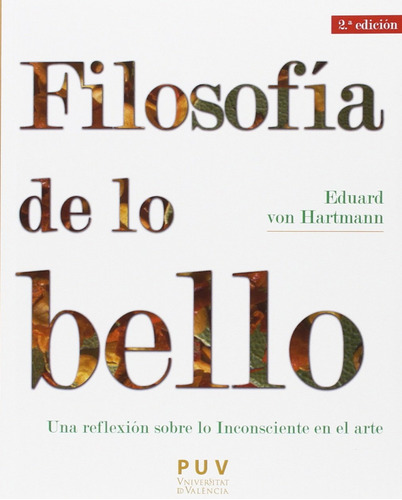 Filosofía De Lo Bello  -  Hartmann, Eduard Von