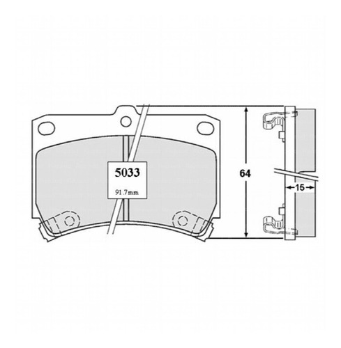 Pastillas Freno Mazda Demio 1.5 2014 Sohc Motor B5-me 8v