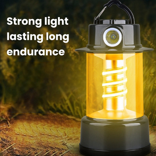 Lámpara Led Para Acampar Al Aire Libre, Recargable, Colgante