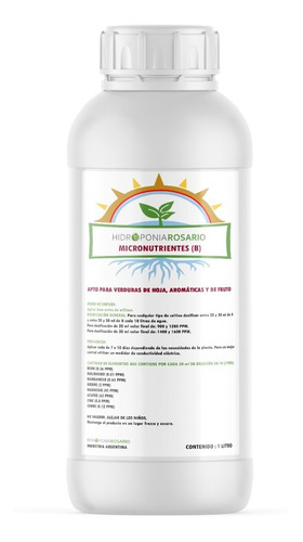 Imagen 3 de 10 de Kit Nutrientes Hidroponia Liquida. Macro.micro Y Potenciador