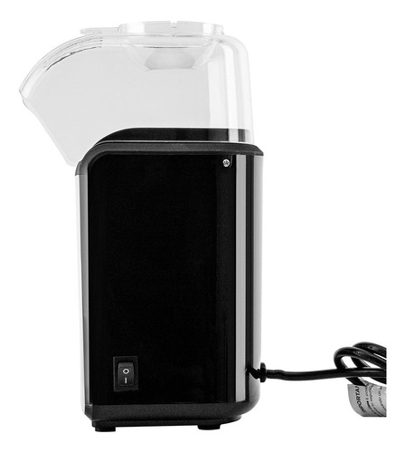 Imagen 3 de 10 de Pochoclera Negra Gadnic Aire Caliente 1200 W - Poch0001