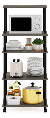 Carrito De Almacenamiento De Cocina 5 Niveles Con Ruedas Blo