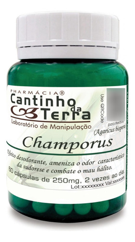 Kit Capsula Champorus Agaricus 250mg - 2 Potes