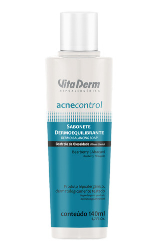 Sabonete Dermoequilibrante Vita Derm Antiacne