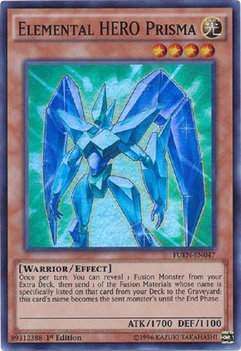 Elemental Hero Héroe Elemental Prisma Super Raro Yugioh