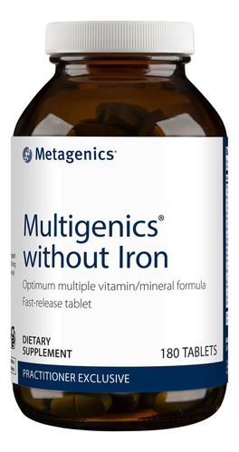 Metagenics Multigenics Without Iron 180t