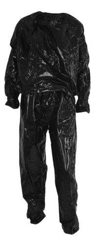 Traje De Sauna Heavy Duty Fitness Para Bajar De Peso, Negro,