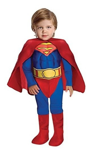 Disfraz Superman Talla Toddler Pecho Musculoso Super Dc