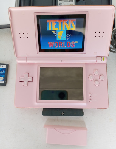 Nintendo Ds Lite Color Rosa Con Mario Kart Original Rosa (Usado)