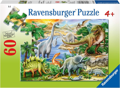 Ravensburger - La Era De Los Dinosaurios Rompecabezas De 60 