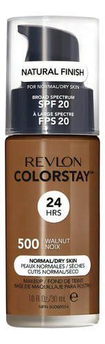 Base Maquillaje Colorstay 2hrs Piel Normal-seca Revlon Tonos Tono 500 Walnut