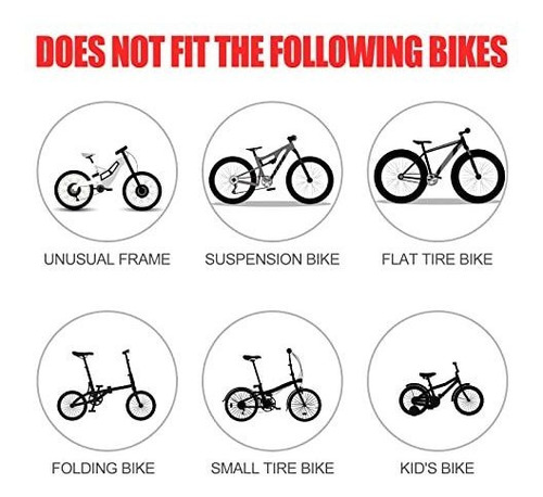 Homee Portaequipajes Trasero Para Bicicletas, 110 Lbs - 50kg