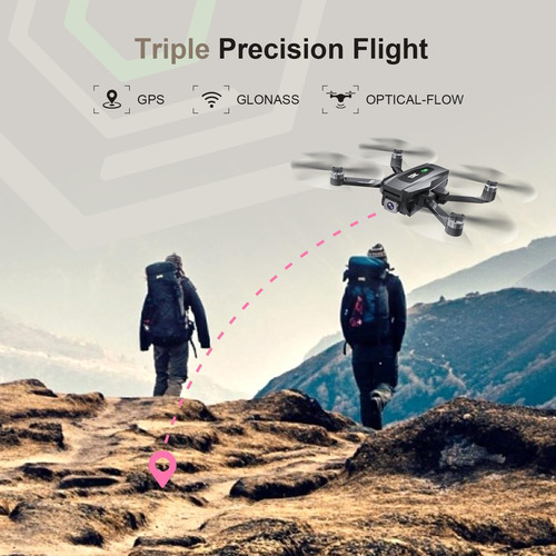 Drone Plegable Gps Cámara 4k Controlado X Teléfono Tsrc Q8
