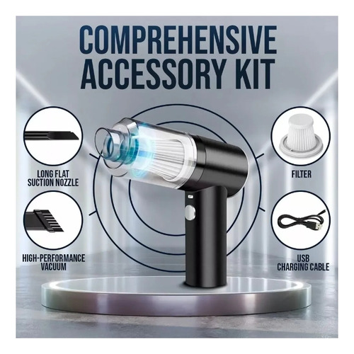 Aspirador De Mano Para Coche 9000pa Carga Usb K9