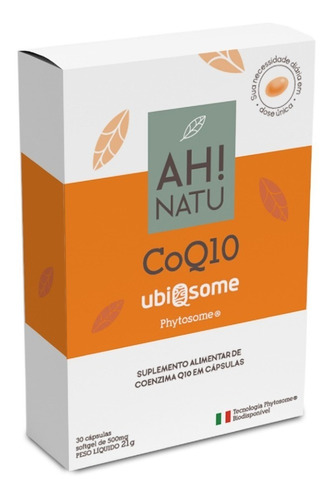 Coenzima Q10 Ubiqsome Phytosome® Ah! Natu
