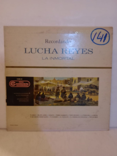 Lucha Reyes- La Inmortal- Lp, Mexico, 1961