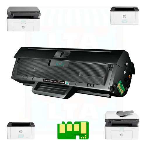 Toner Compatible Con Chip Para Impresora Laser 107a 