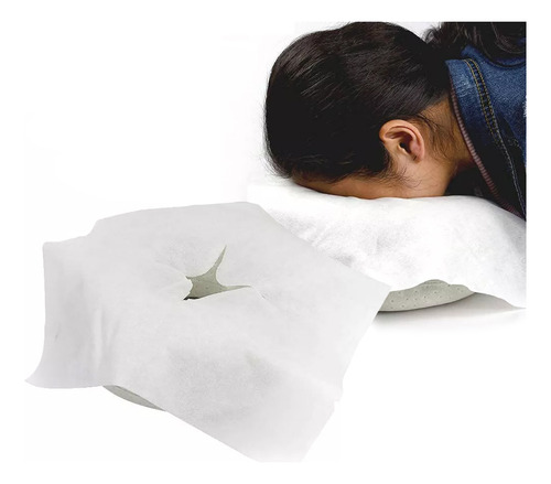 Q Toalla Cubre Spa Masaje Desechable Cara Agujero Cama 100x