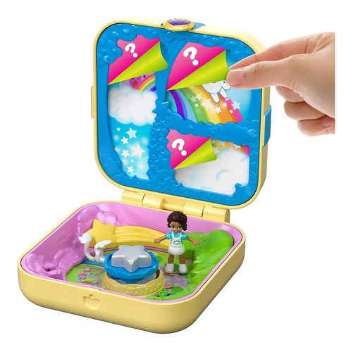 Polly Pocket Cofre Tierra De Unicornios Mattel Gdk78