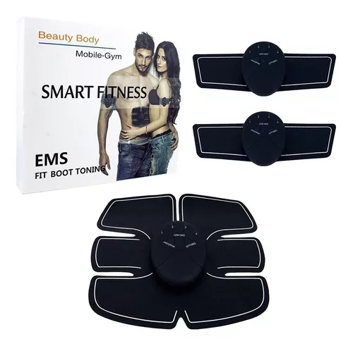Kit Estimulador Muscular Smart Fitness EMS Electrodos