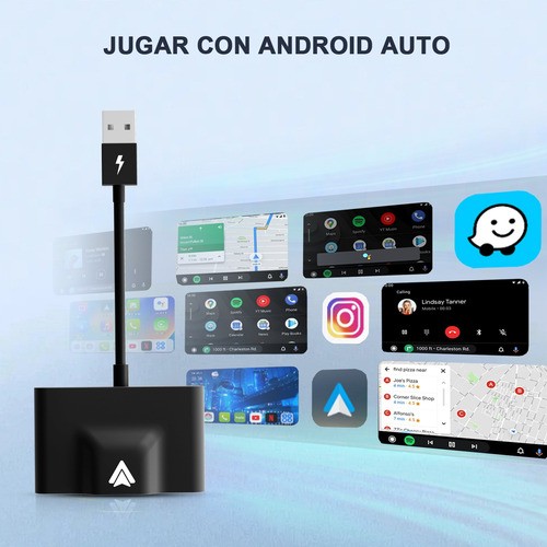 Adaptador Inalámbrico Carplay Para Android Auto Plug & Play