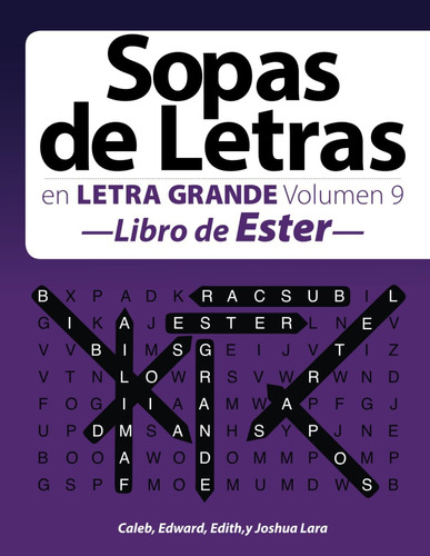 Libro Sopas Letras: Letra Grande Volumen 9 Libro E