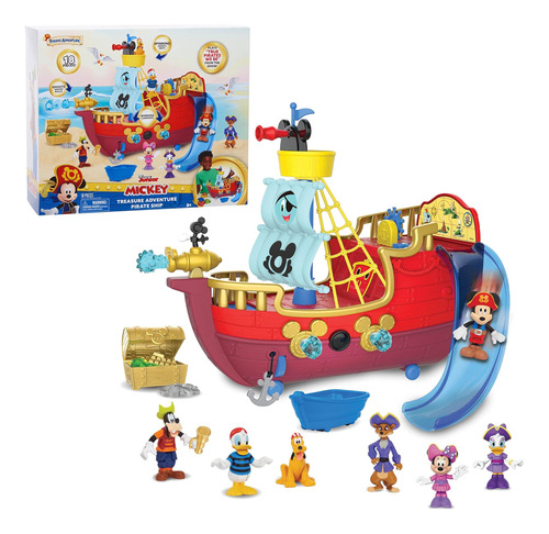 Disney Junior Mickey Mouse Funhouse Treasure Adventure Ship