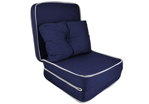 Puff Conforto 3x1 Com Travesseiro Sofá Colchão Colchonete