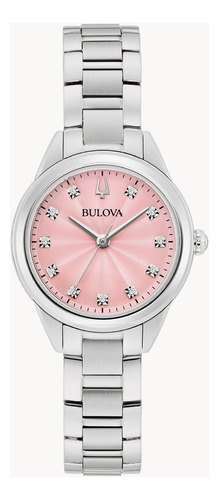 Reloj Bulova 96p249 Colección Sutton Para Dama