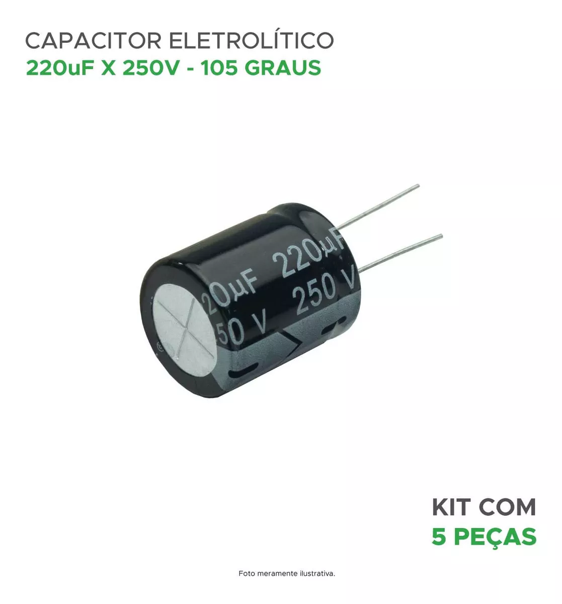 Terceira imagem para pesquisa de capacitores de poliester u22k 250v